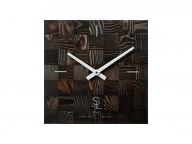 Часы настенные SLT 5195 CHESS BLACK WOOD в Искитиме - iskitim.mebel-nsk.ru | фото