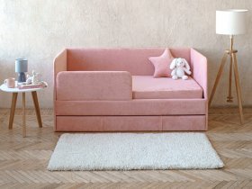 Диван-кровать Happy (коралловый) в Искитиме - iskitim.mebel-nsk.ru | фото