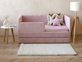 Диван-кровать Happy (розовый) в Искитиме - iskitim.mebel-nsk.ru | фото