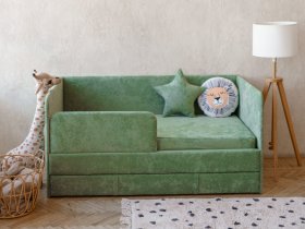Диван-кровать Happy (зеленый) в Искитиме - iskitim.mebel-nsk.ru | фото