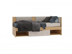 Диван-кровать с ящиком 0,9 м Стэнфорд Дв005.0_90 в Искитиме - iskitim.mebel-nsk.ru | фото