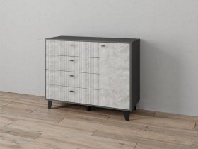 Комод «Катрин-13» (графит/мальта) в Искитиме - iskitim.mebel-nsk.ru | фото