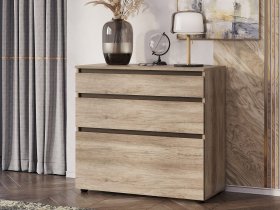 Комод КМ-01 Энигма (венге/дуб каньон) в Искитиме - iskitim.mebel-nsk.ru | фото