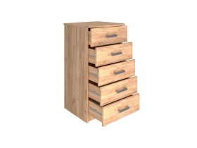 Комод Км004.1 Ирина (дуб крафт золотой) в Искитиме - iskitim.mebel-nsk.ru | фото