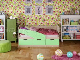 Кровать детская Бабочки 1,8 м в Искитиме - iskitim.mebel-nsk.ru | фото