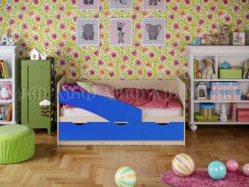 Кровать детская Бабочки 2,0 м в Искитиме - iskitim.mebel-nsk.ru | фото