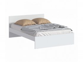 Кровать двуспальная 1,4м Бруклин СБ-3353 (белый) в Искитиме - iskitim.mebel-nsk.ru | фото