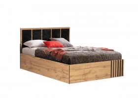 Кровать двуспальная с подъем. мех. 1,6 м Либерти 51.20 в Искитиме - iskitim.mebel-nsk.ru | фото