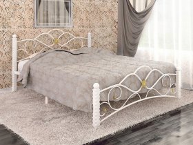 Кровать двуспальная Гарда-3 на металлокаркасе 1,4 м в Искитиме - iskitim.mebel-nsk.ru | фото