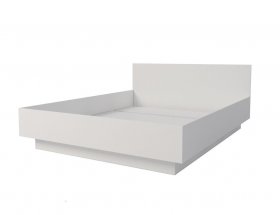 Кровать двуспальная Мебелевс 1,6 м (белый) в Искитиме - iskitim.mebel-nsk.ru | фото