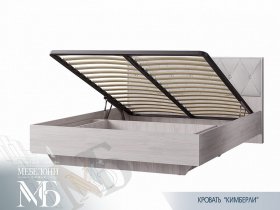 Кровать двуспальная с подъем. мех. 1,6 м  Кимберли КР-13 в Искитиме - iskitim.mebel-nsk.ru | фото