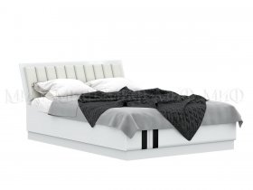 Кровать двуспальная с подъем.мех. 1,6м Магнолия в Искитиме - iskitim.mebel-nsk.ru | фото