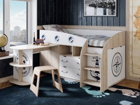 Кровать комбинированная «Немо» в Искитиме - iskitim.mebel-nsk.ru | фото