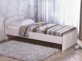 Кровать односпальная 80 с низкой спинкой (ясень шимо светлый) в Искитиме - iskitim.mebel-nsk.ru | фото