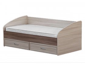 Кровать односпальная с ящиками 0,9 м-1 в Искитиме - iskitim.mebel-nsk.ru | фото