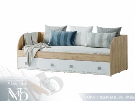 Кровать с ящиками Тренд КР-01 в Искитиме - iskitim.mebel-nsk.ru | фото
