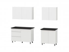 Кухонный гарнитур Эккервуд (2,0м) (SAFE) (белый) в Искитиме - iskitim.mebel-nsk.ru | фото