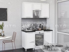 Кухонный гарнитур Монро 1,5 м в Искитиме - iskitim.mebel-nsk.ru | фото