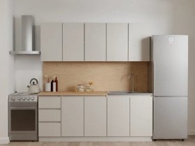 Кухонный гарнитур Мори 2,0 м (сатин) в Искитиме - iskitim.mebel-nsk.ru | фото