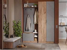Модульная прихожая Орегон в Искитиме - iskitim.mebel-nsk.ru | фото