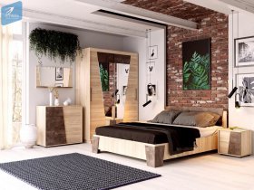 Модульная спальня Санремо в Искитиме - iskitim.mebel-nsk.ru | фото