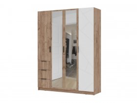 Шкаф четырехстворчатый 1600 ШК-04 Орегон в Искитиме - iskitim.mebel-nsk.ru | фото