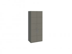 Шкаф для одежды с 2 дверями Наоми (джут/фон серый) СМ-208.07.03 в Искитиме - iskitim.mebel-nsk.ru | фото