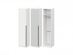 Шкаф ШК-50 Эккервуд (белый) в Искитиме - iskitim.mebel-nsk.ru | фото