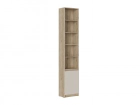 Стеллаж Бостон СЖ-001 (дуб крафт серый/кашемир) в Искитиме - iskitim.mebel-nsk.ru | фото