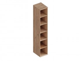Стеллаж Сицилия (дуб альпийский) в Искитиме - iskitim.mebel-nsk.ru | фото