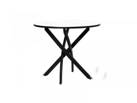 Стол обеденный Лион (мрамор белый/черный) в Искитиме - iskitim.mebel-nsk.ru | фото