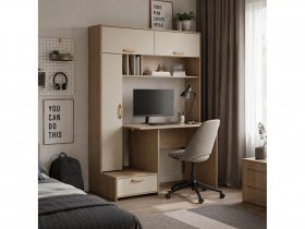 Стол письменный Лайт 03.243  (плэйн/сатин) в Искитиме - iskitim.mebel-nsk.ru | фото