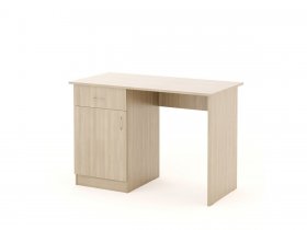 Стол письменный СП-01 (Биг) ясень шимо светлый в Искитиме - iskitim.mebel-nsk.ru | фото