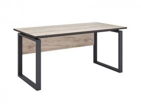 Стол руководителя Ст075.0 Гермес лофт (дуб крафт серый) в Искитиме - iskitim.mebel-nsk.ru | фото
