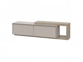 Тумба под ТВ 22 J-КШ Этна (дуб эндгрей/кашемир) в Искитиме - iskitim.mebel-nsk.ru | фото