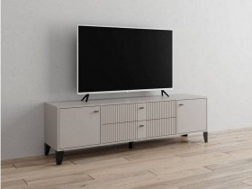 Тумба под ТВ Парус-10 (кашемир/сантьяго софт) в Искитиме - iskitim.mebel-nsk.ru | фото